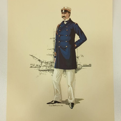Naval Uniforms Illustrated Edition by General Staff, like new, 12 sheets