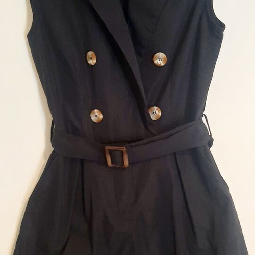 Elenza by L&L black playsuit blazer style size S used