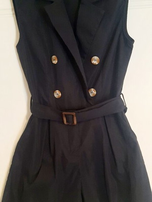 Elenza by L&L black playsuit blazer style size S used