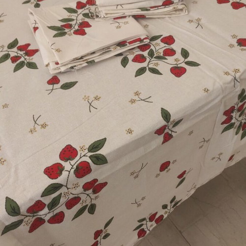 Tablecloth set 5 pieces new, spring design