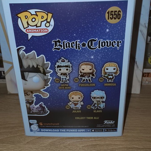 Funko Pop Black Asta 1556 vinyl figure like new