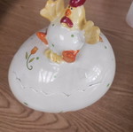 Ceramic Easter egg decoration