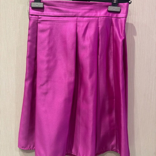Charly evening set like new with lace crop top and satin skirt
