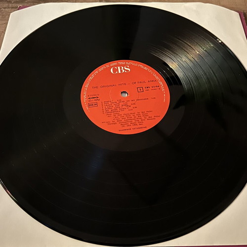 Paul Anka vinyl record used, pop