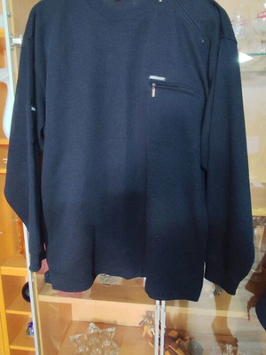 Men's cardigan XXL black like new