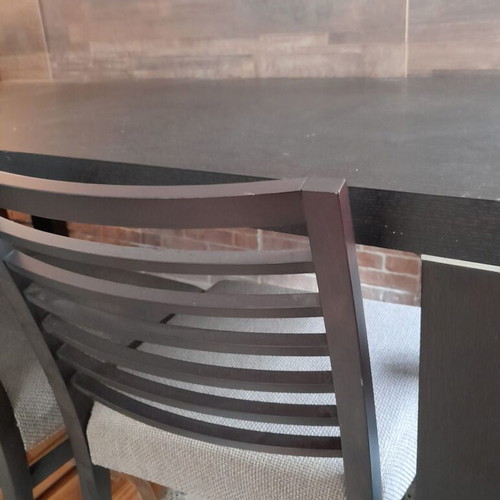 Bo Concept dining table used, oak wenge color 1.90x90