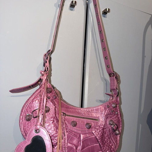 Balenciaga Le Cagolle Small Bag like new, pink, crossbody