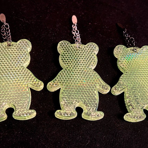 Reflective Bear New, Yellow-Green