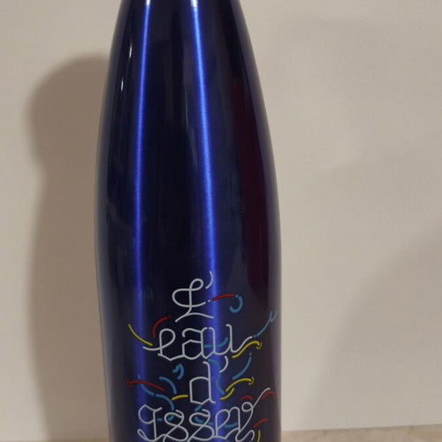 Issey Miyake metal water bottle new with box collectible