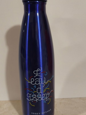 Issey Miyake metal water bottle new with box collectible