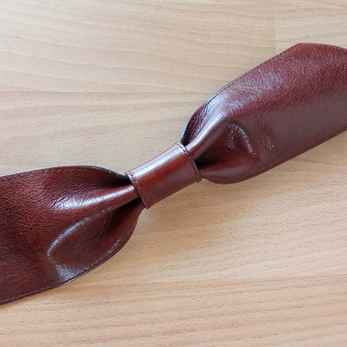 Leather belt brown 115cm like new