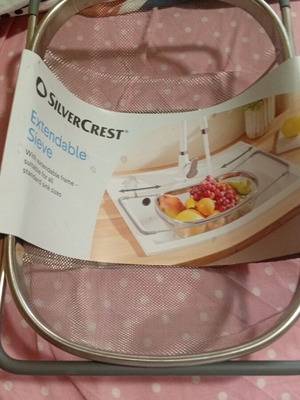 Καλάθι νεροχύτη SilverCrest καινούριο με προέκταση για λαχανικά
