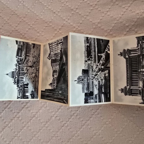 Ricordo di Roma vintage postcard album with 20 views