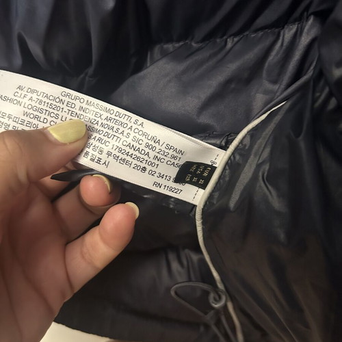 Zara puffer jacket, warm winter coat, XL