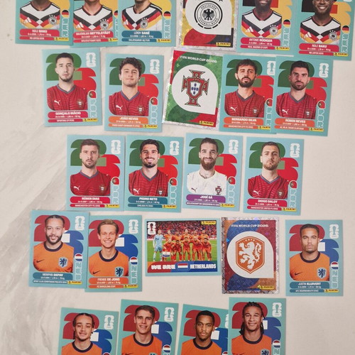 330 football stickers pack with top players from various countries
