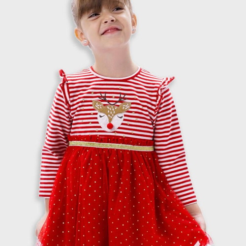 Energiers Christmas Kids Dress Size 2 Years New
