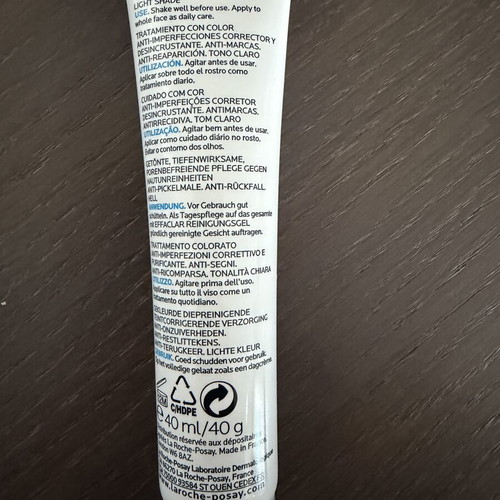 Effaclar Duo (+) Unifiant Light Color used skincare product