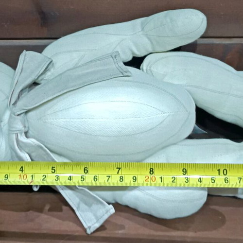 Beige Trimar teddy bear new fabric with movable limbs