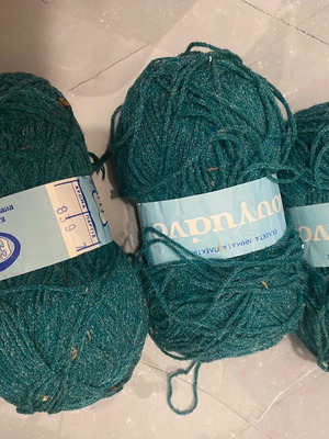 Ergofil cypress wool new, pack of 3 skeins