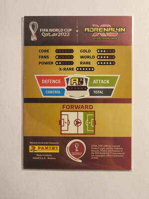 Panini Adrenalyn XL World Cup 2022 Bukayo Saka Game Changer Gold card like new