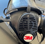 3M full face mask black used