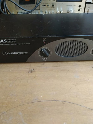 Audiophony AS 220 επαγγελματικός τελικός ενισχυτής μεταχειρισμένος