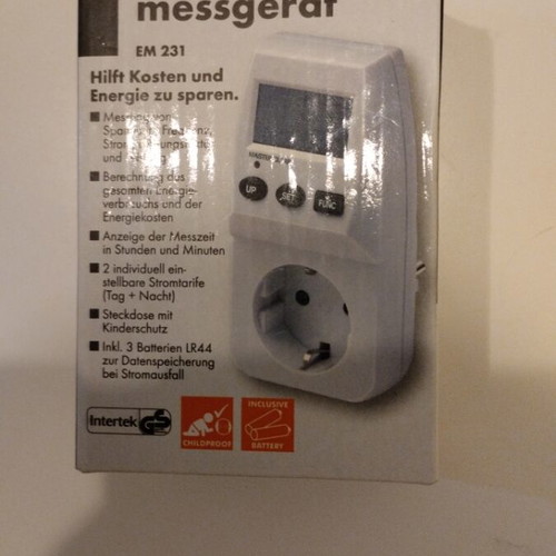 Electricity cost meter new, measures power consumption