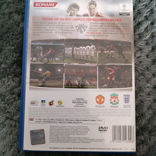Pro Evolution Soccer 2010 for PlayStation 2 like new
