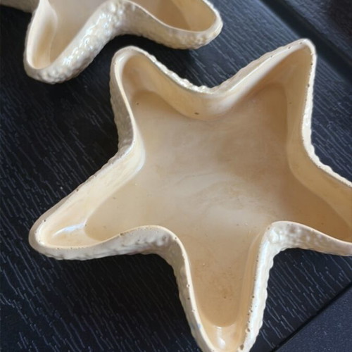 Porcelain starfish, pack of 40