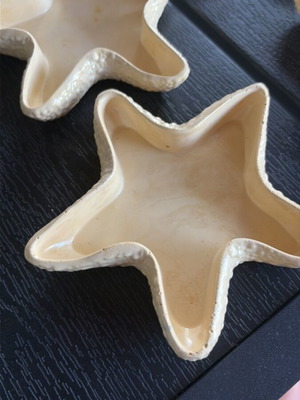 Porcelain starfish, pack of 40