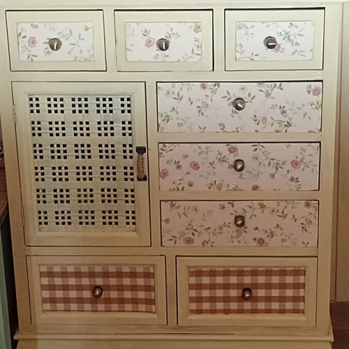 Country style drawer cabinet