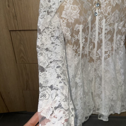 Birthday white dress absolutely new, size S