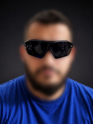 Gunner Cofra Smoke black protective glasses, plastic