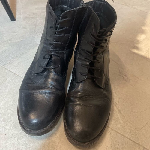 Nak black ankle boots size 39 like new
