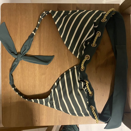 Bikini L like new, green and gold, Italy