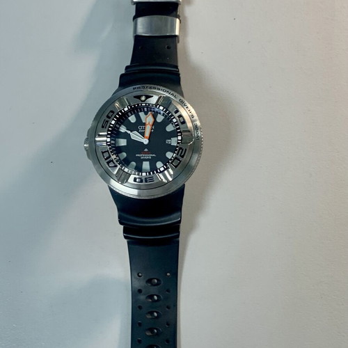 Citizen Eco Drive Promaster BJ8050-08E watch like new, scuba diving 30Atm