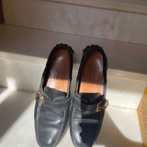 Car Shoe Men's Black Shoes Size 44 Like New