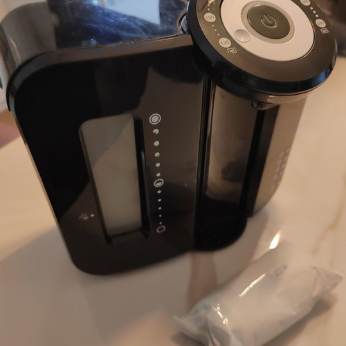 Tommee Tippee Perfect Prep baby milk maker used with new sealed filter