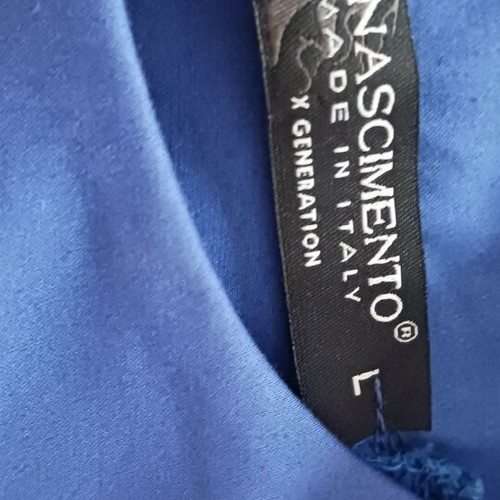 Rinascimento blue dress new, size L