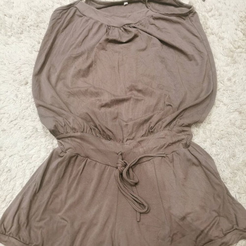 Khaki one-piece used, size M