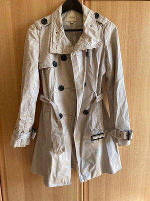 Καπαρντίνα Kotton μεταχειρισμένη, μπεζ, μέγεθος S