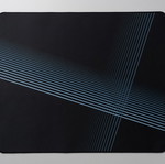 Mousepad gaming σαν καινούργιο, μαύρο με μοντέρνο γεωμετρικό σχέδιο
