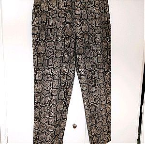 Παντελόνι Zara με snake print
