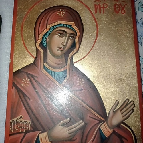 Wooden religious icon like new, 25×20 cm