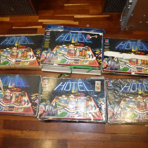 MB Hotel board games used, pack of 7 for spare parts