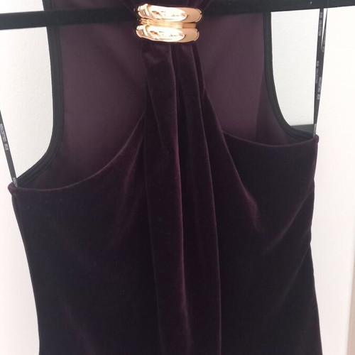 Velvet off-shoulder top BSB new, purple, size S