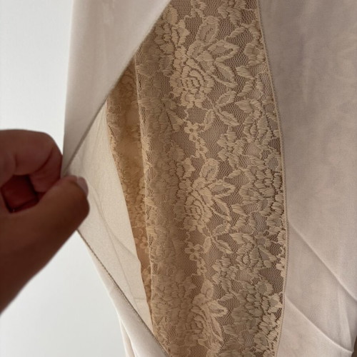 Women's beige dress like new, size S, short