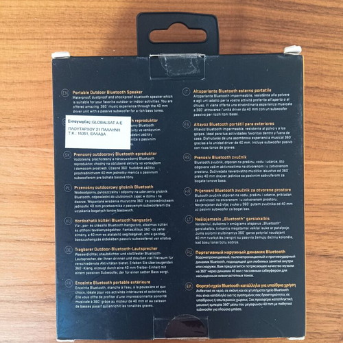 Yenkee YSP 3003BE Portable Waterproof Bluetooth Speaker new