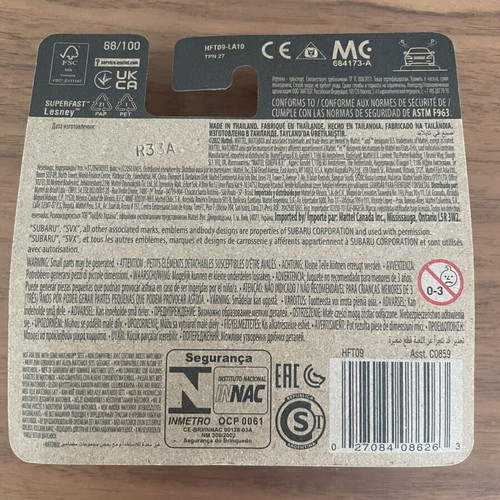 Matchbox Subaru SVX Black sealed