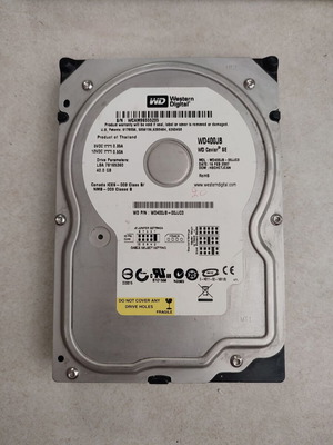 Western Digital WD400JB 40GB 7.2K RPM 8MB Cache IDE 3.5" used